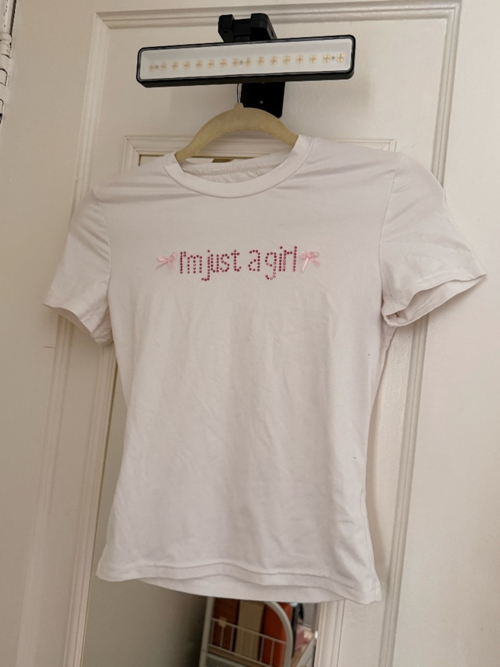 White Cropped Tshirt